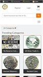 Mobile Screenshot of coins-auctioned.com